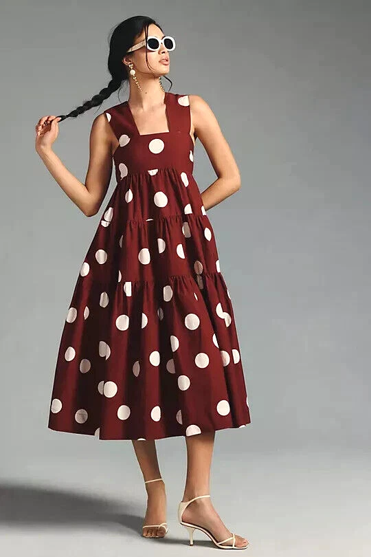Anthropologie polka cheap dot dress