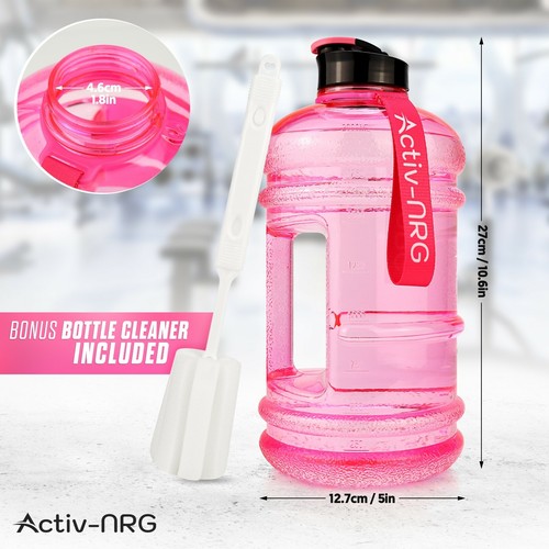 New 2.2L Gym Water Bottle BPA Free Large Sport Training Camping Drink Kettle - Picture 30 of 32