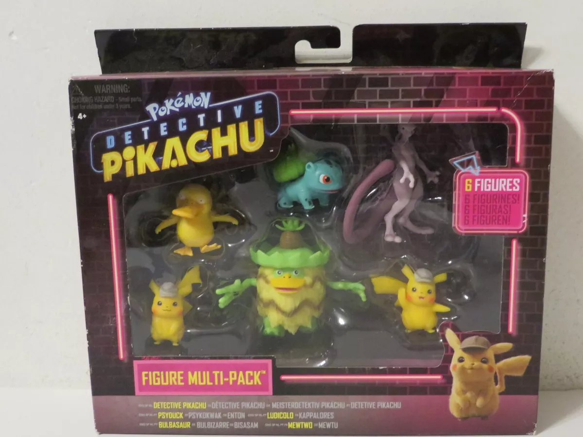 POKEMON DETECTIVE PIKACHU FIGURE MULTI PACK NEW 6 FIGURE PSYDUCK