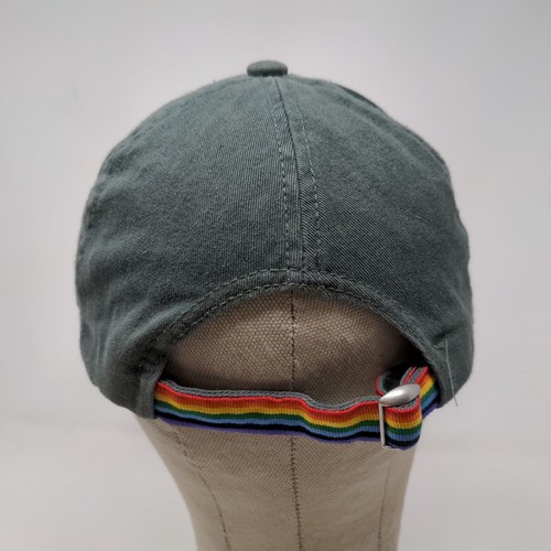 American Eagle Mens Slideback Hat Green One Size California Nights Embroidered - Picture 8 of 11