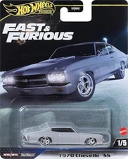 HOT WHEELS PREMIUM FAST & FURIOUS SERIES 1970 CHEVY CHEVELLE SS MINT ON CARD