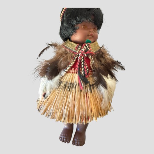 Vintage Pedigree Doll Black Traditional Outfit Antique New Zealand Rare - Picture 4 of 7