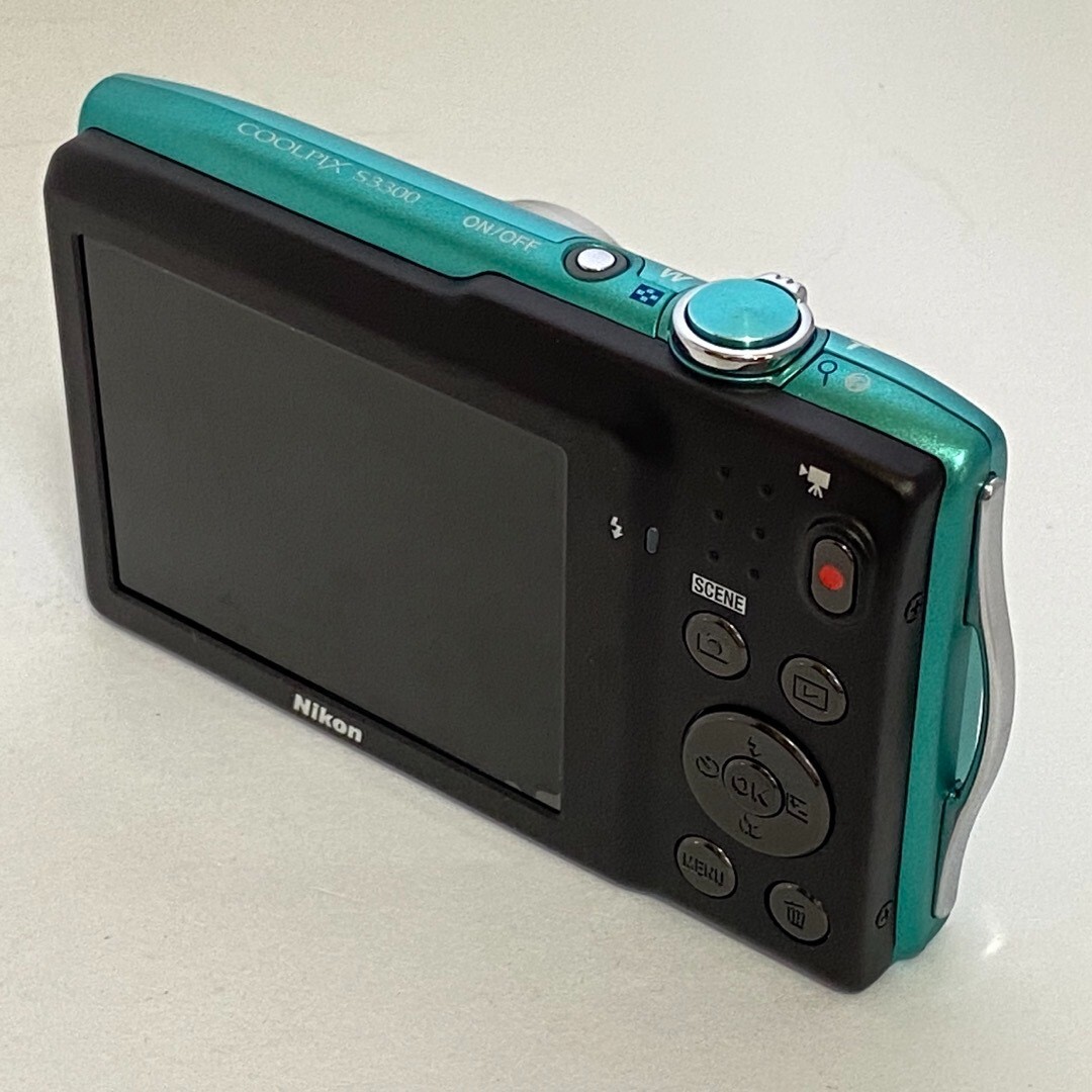 動作確認済み】Nikon COOLPIX S3300 ターコイズ 希少品】Nikon