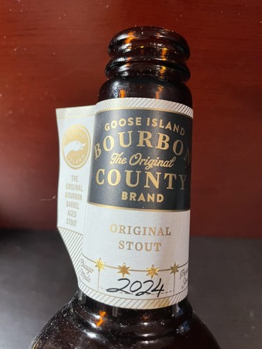 Goose Island Bourbon County Stout 2024 Collectible BEER Empty Bottle - Picture 3 of 10