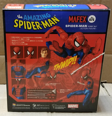 Box Not Perect Authentic Medicom Mafex No.075 Amazing Spider