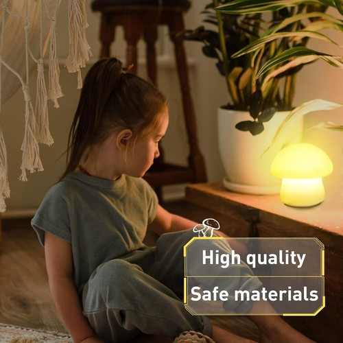 Mushroom Lamp, Rechargeable Mushroom Night Light, Multi-Color LED Mushroom Ni... - Picture 7 of 7
