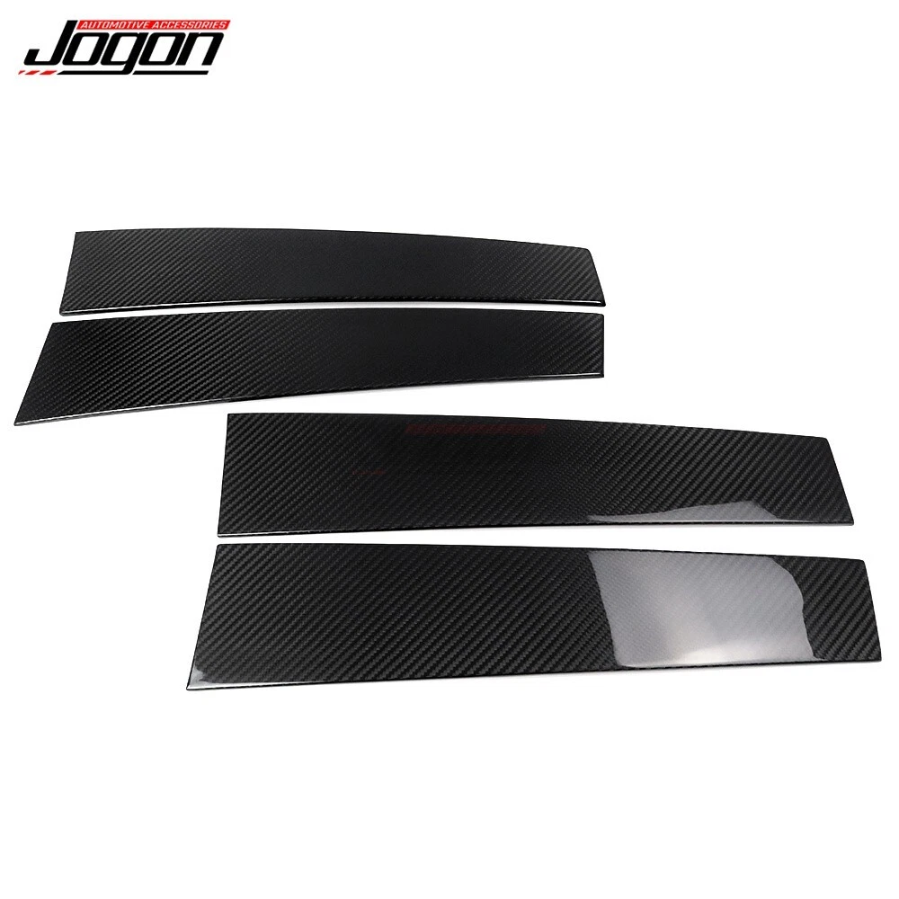 Dry Carbon Fiber Window B Pillar Post Covers Trim For Dodge Ram 1500 TRX 2019-24 - 第 12 张/共 14 张