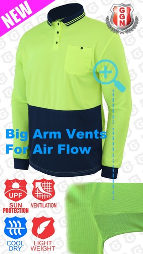 Reversible Utility Vest In Fluoro Yellow - Rainbird Workwear - Foto 3
