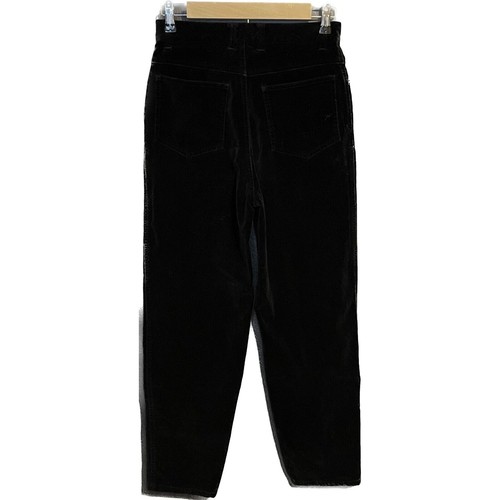 Denim & Co. Black Velvet High-Waisted Jeans Size 6 97% Cotton & 3% Spandex Women - Picture 4 of 5