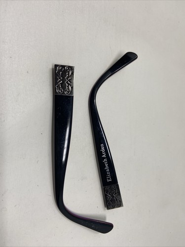 ELIZABETH ARDEN EA 5071-2 135mm BLACK TEMPLE ARM PARTS !W61