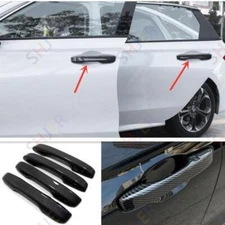 For Honda HR-V HRV 2023 ABS Carbon Fiber Exterior Car Door Handle Cover Trim 4X