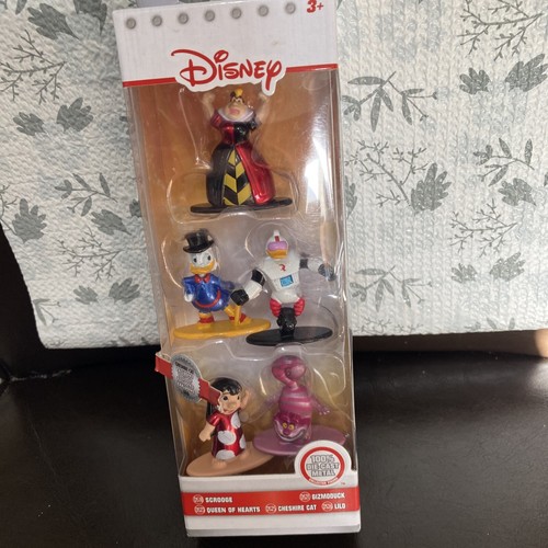 Disney confezione da 5 set figure da collezione metallo pressofuso nano metallo miscela figure NUOVO - Foto 2 di 8