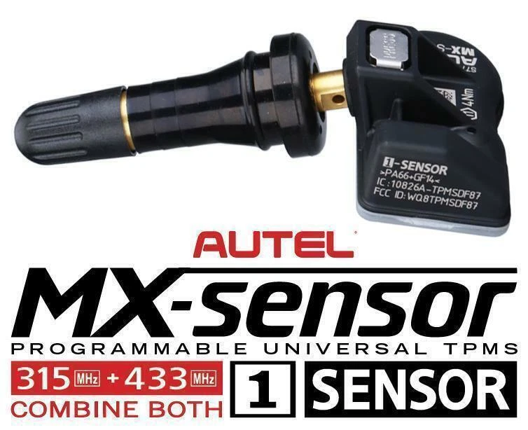 Sensor de goma de presión de neumáticos programable Autel TPMS 1 PIEZA MX 315 MHz y 433 MHz Foto 2 de 4