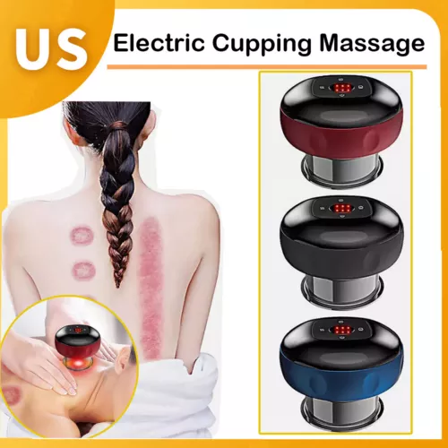 Smart Electric Cupping Massage Suction Vacuum Scraping Therapy Machine US
