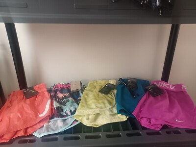 Nike (Lot of 5) Running/Training Shorts. Brand New. Womens Size: Small