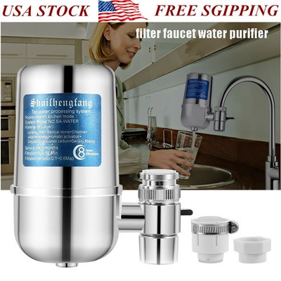 8 Layer Activated Carbon Tap Water Purifier Kitchen Bath Filter