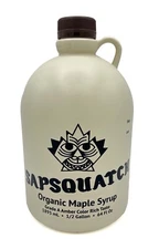 Sapsquatch Organic Maple Syrup - Gallon - Grade- A Amber Rich