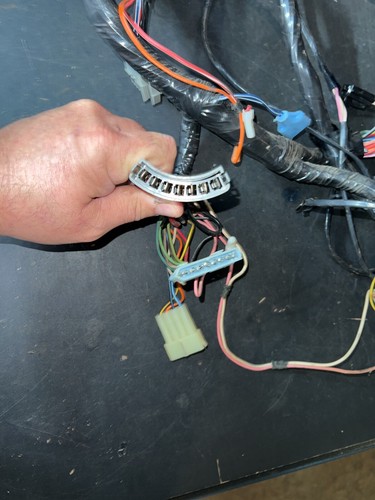 Arnés de cableado Mopar B 1978 carrocería debajo del tablero 78 Magnum Charger Córdoba bonito - Imagen 16 de 24