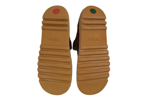 Vintage Y2K Kickers T-Bar Leder Sandalen Braun Damen Größe 39 - Bild 11 von 12