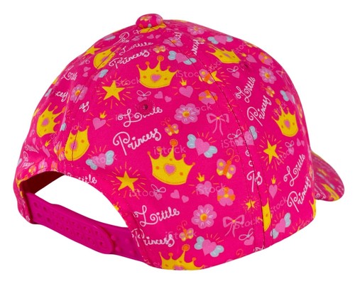 Baseballkappe Mütze Jugend Kinder Prinzessin Herzen Blumen Katze Druckknopflasche Einheitsgröße 52-56 - Bild 7 von 17