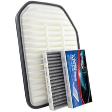 Engine & Carbon Cabin Air Filter for 07-17 Jeep Wrangler JK 2.8 CRD Diesel
