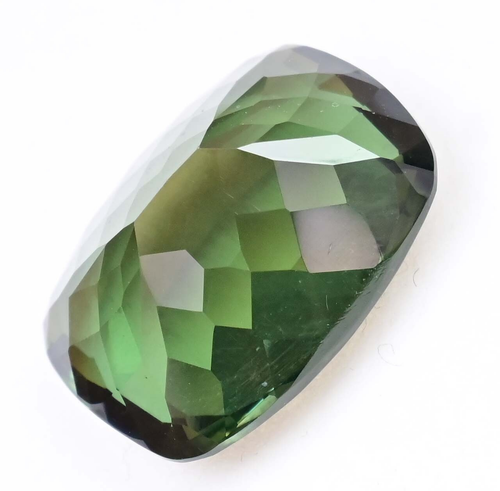 Natural Greenish Moldavite 22.00 Ct Cushion Certified Stunning Loose Gemstone - Picture 7 of 7