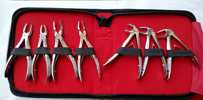 Set 7 Children Extracting Forceps Child Dental Extraction Pediatric Pedo Roots