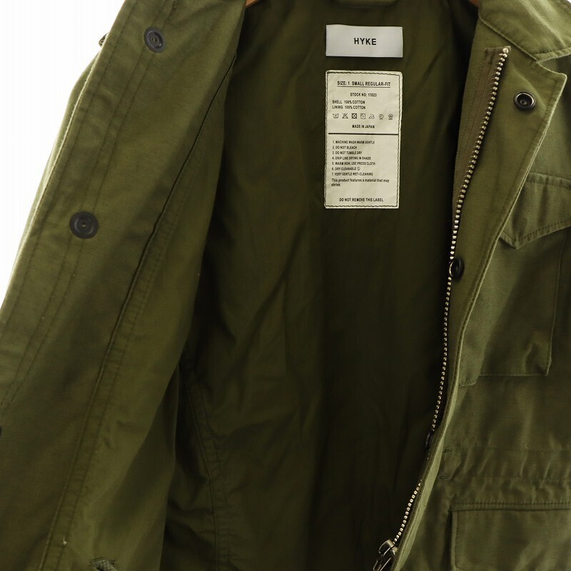 HYKE M-51 TYPE FIELD JACKET Military Cotton 1 S Khaki /AN21 HYKE M-51 TYPE FIELD JACKET Military Cotton 1 S Khaki /AN21