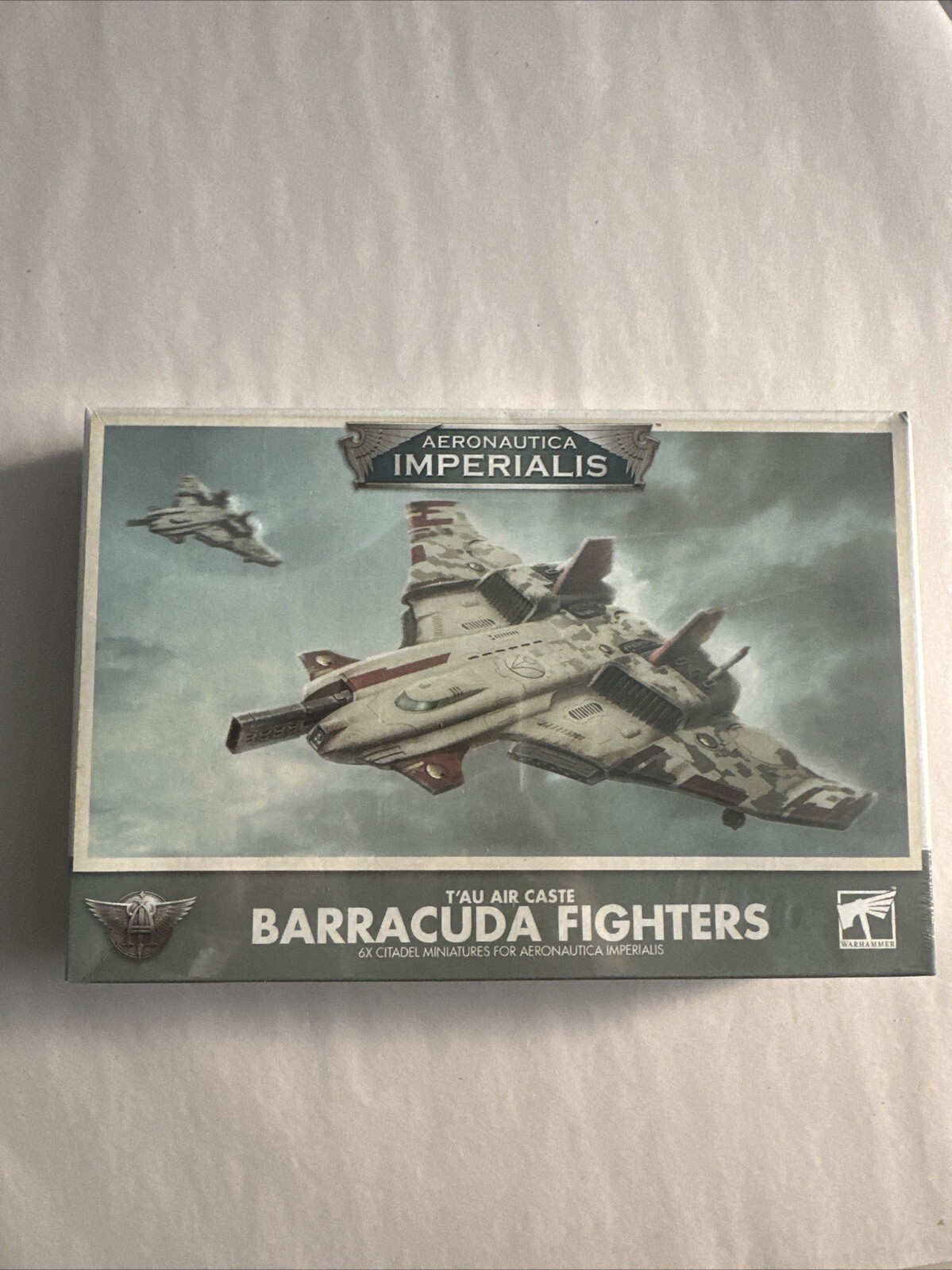 Aeronautica Imperialis T'au Air Caste Barracuda Fighters 6 Miniatures