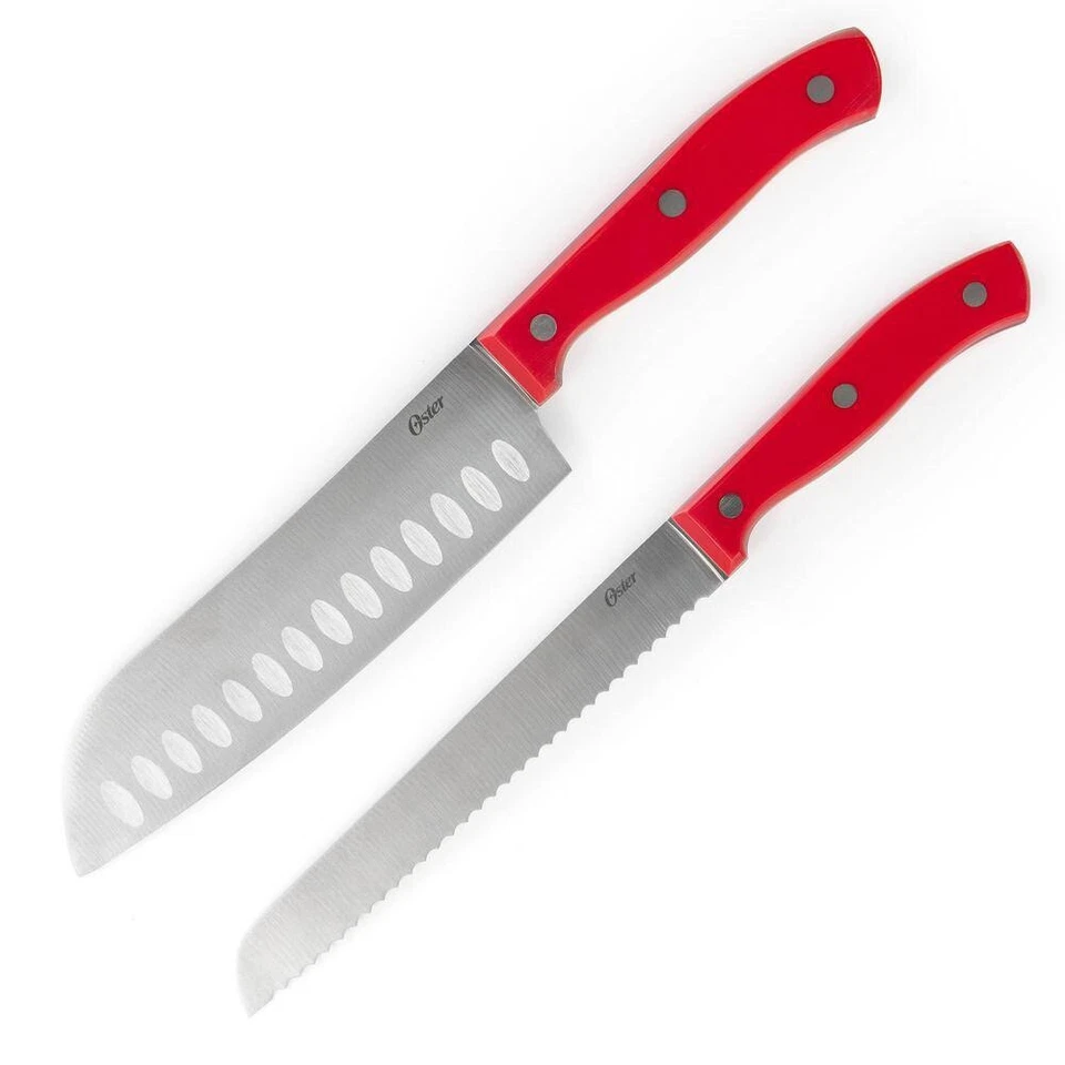 Oster Steffen Cubiertos de Acero Inoxidable con Bloque de Almacenamiento Juego de 14 Piezas Caja Abierta Foto 3 de 4