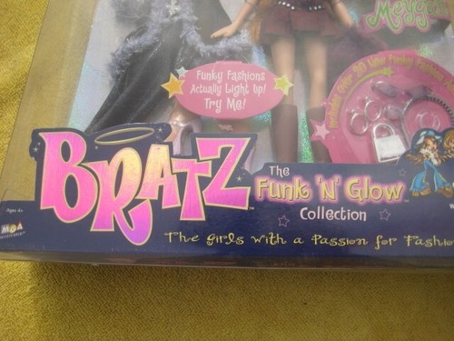 Bratz Funk N Glow Collection Meygan Toy Of The Year 2002 box in poor shape - Picture 2 of 15