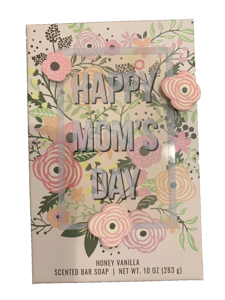 Sabonete em barra perfumado com baunilha mel.  Feliz Dia das Mães - Imagem 2 de 4