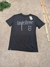 Under Armour Shirt Mens Extra Large Black Crew Neck Baseball Loose $30 NWT