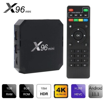 Original X96 Mini Android 11.0 Smart TV Box Quad Core 2GB 16GB WLAN Mediaplayer