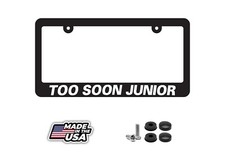 Too Soon Junior Car Plate Frame Tag Cover Jdm Euro Low Vtec Funny New Tuner Too Soon Junior Car Plate Frame Tag Cover Jdm Euro Low Vtec Funny New Tuner