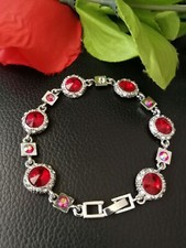 Fashion Women Crystal Wedding Bracelets  Bangles Full Shiny Rhinestone Bride