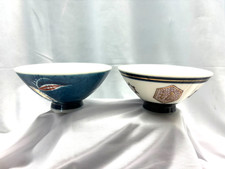 2 LMARIWARE Porcelain Rice / Soup Bowls Japan