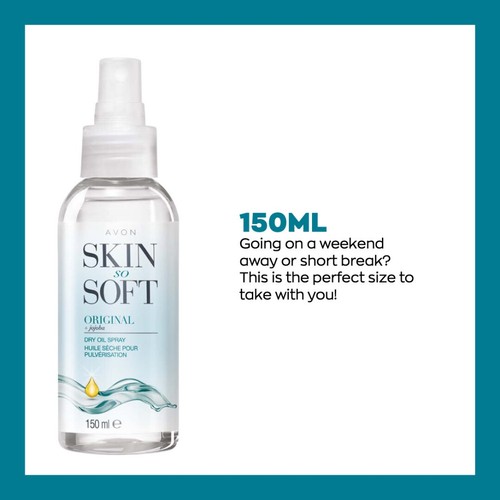 Avon Skin So Soft Dry Oil Spray | Moisturizer | Travel Essential | Original - Picture 10 of 13