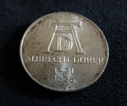 Gedenkmünze 5 DM 1971 A. Dürer Silber 625 Nr.37 - Bild 2 von 2