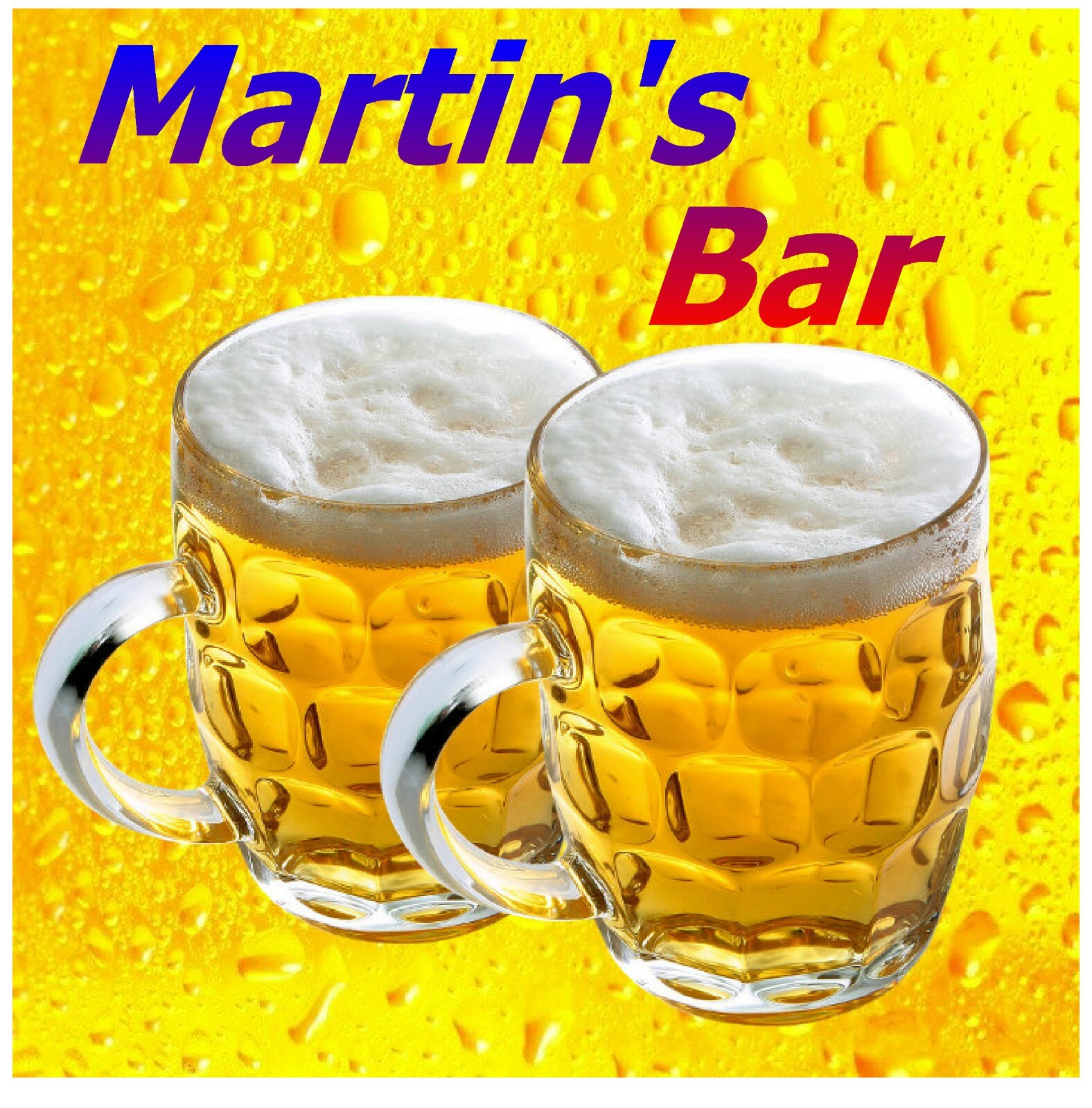 BAR Casa Birra Personalizzato - Set Di Novità Souvenir Sottobicchieri