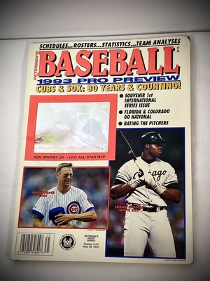 #2600 PETERSEN BASEBALL 1993 PRO PREVIEW KEN GRIFFEY JR HOLOGRAM FRANK THOMAS