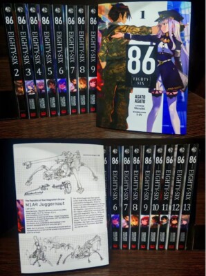 86 EIGHTY-SIX Light Novel English Version by Asato Volume 1-13 NEW DHL EXPRESS