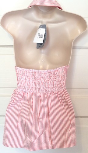 Auburn Size XL Seersucker Halter Top Game Day NCAA Auburn University Logo NWT - Imagen 5 de 9