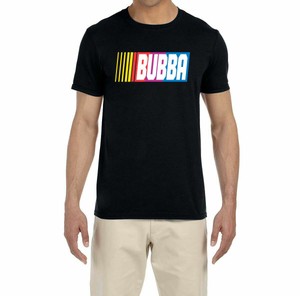 Gildan-Funny-NASCAR-Bubba-Wallace-Logo-Black-T-Shirt-100-Cotton-Shirts-S-5XL