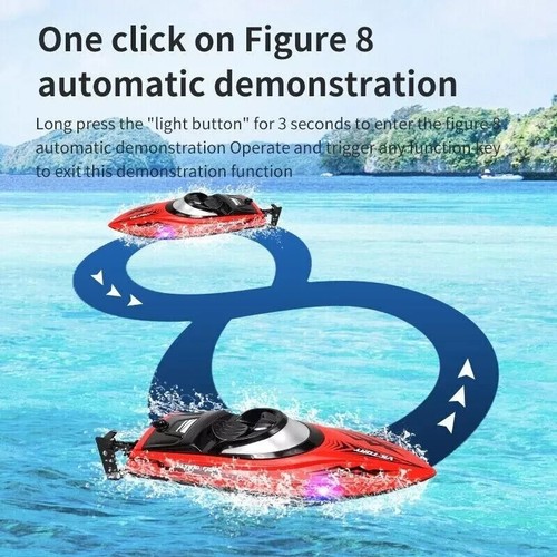 Kids Outdoor Racing Ship Toy Gift RC Boat Remote Control Speed Boat Collection - Picture 113 of 244