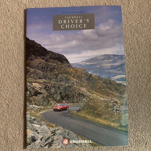 Vauxhall Driver's Choice Range Brochure 1991 - Picture 1 of 5