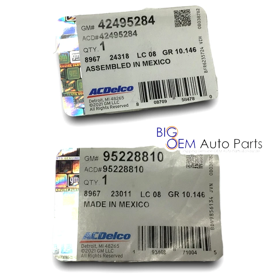 Chevrolet Sonic 2012-2020 conductor pasajero limpiaparabrisas juego de pares OEM Foto 4 de 4