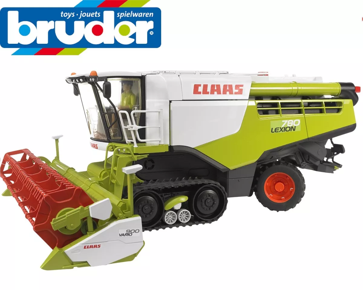 BRUDER CLAAS LEXION COMBINE HARVESTER Kids Toy Terra Trac 1:16 Scale Model  02119