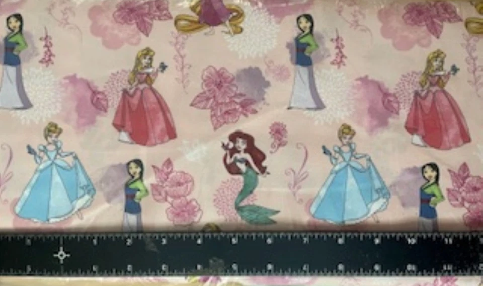 Tela de algodón para guardería de princesas Disney niña bebé por yarda Foto 3 de 3