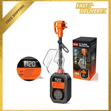 15,000J RV Surge Protector 30 Amp with LED Display Voltage Monitoring Waterproof